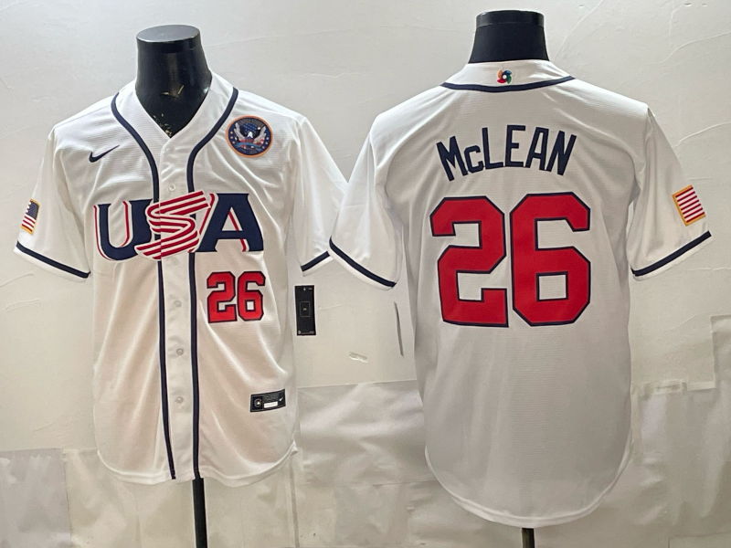Men 2026 World cup white MLB Nike jersey 0044->more jerseys->MLB Jersey